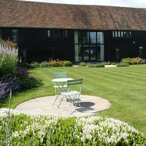 Hertfordshire Barn Garden Rear Barn View