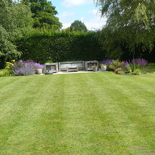 Hertfordshire Barn Garden Rear Seating Area